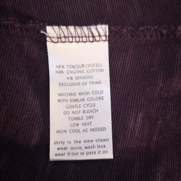 Horny Toad Ladies Purple V-neck Long Sleeve Size Large Midi Dress - Picture 5 of 8